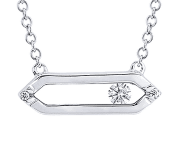 Mini Sliding Diamond Necklace