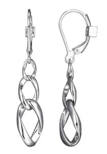 Sterling Silver Multi-Link Dangle Earrings