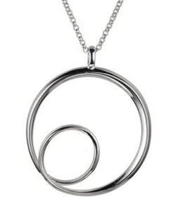 Sterling Silver Eternity Necklace