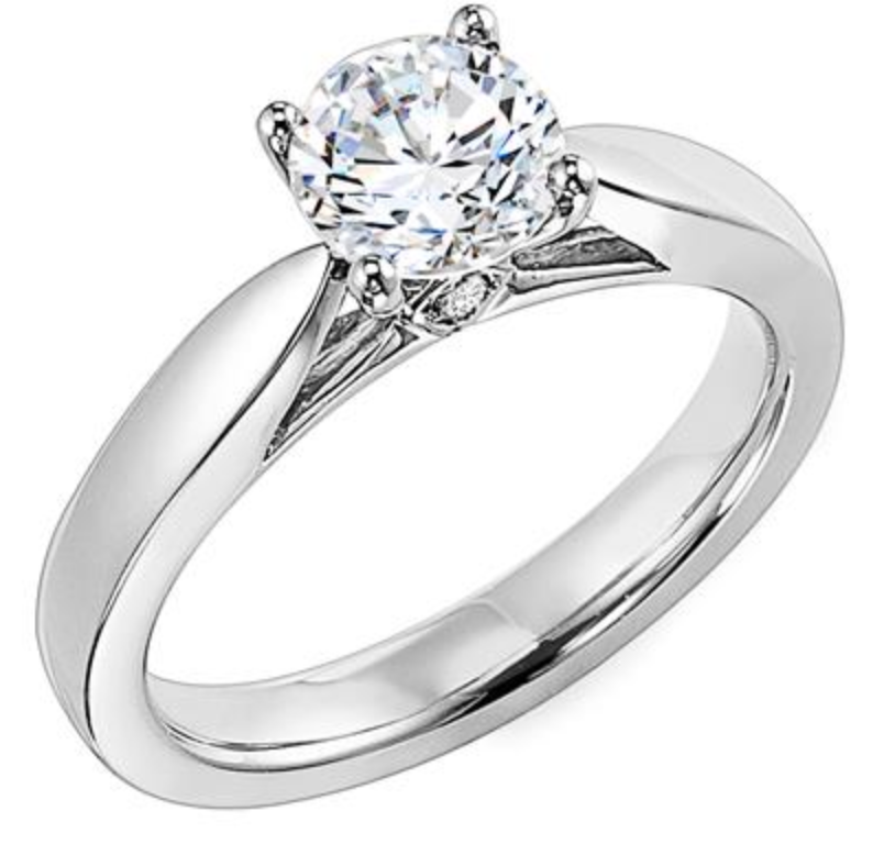 Caroline - White Gold Semi Diamond Ring
