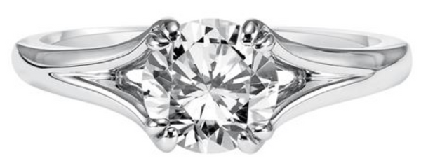 Ava - White Gold Semi Diamond Ring