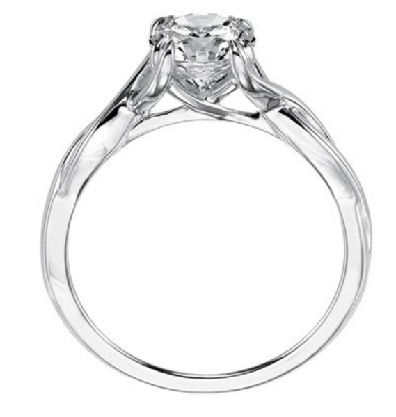 Kristine - White Gold Semi Diamond Ring