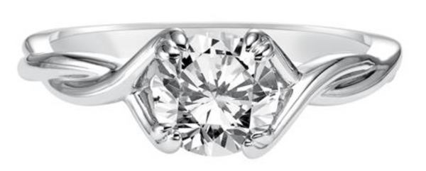 Kristine - White Gold Semi Diamond Ring