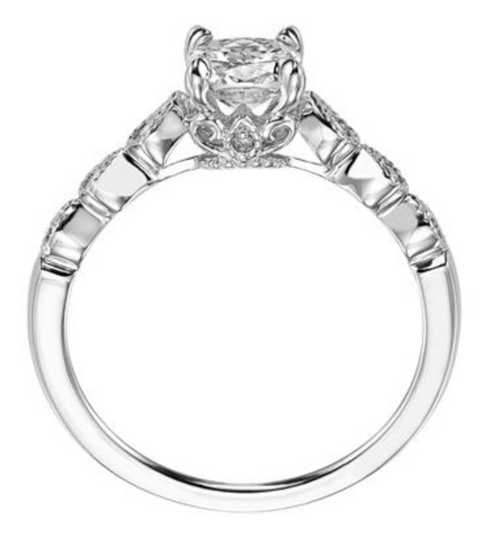 Kira - White Gold Semi Diamond Ring