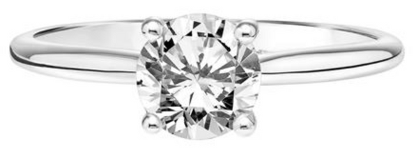 Sara - White Gold Semi Diamond Ring