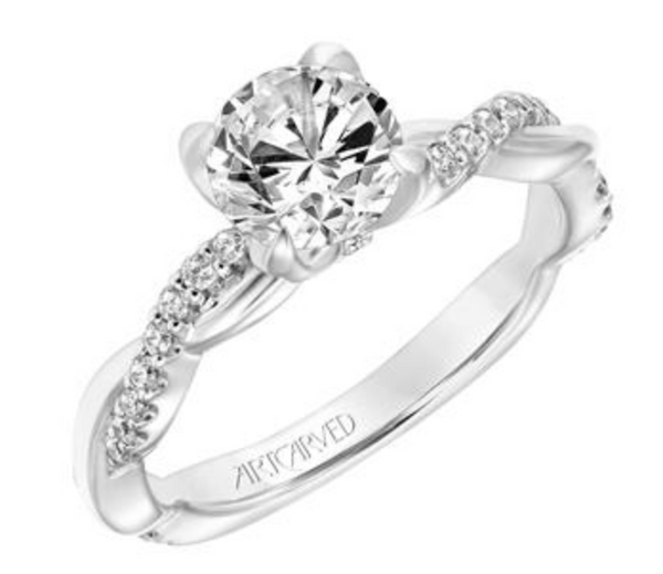 Daffodil - Floral Inspired Diamond Engagement Ring