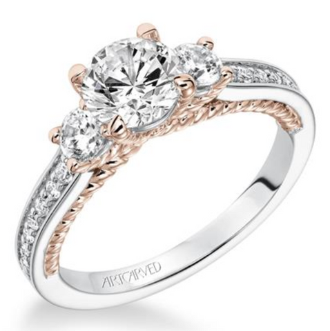 Marlow - Three Stone Diamond Engagement Ring