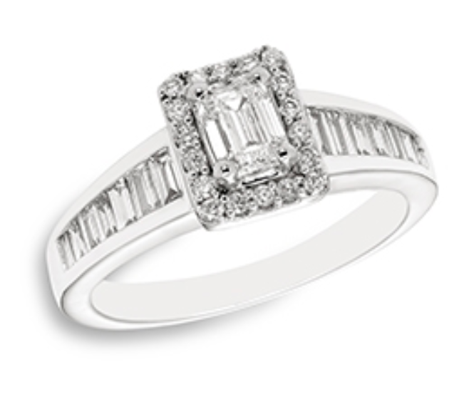Felicity - Emerald Cut Engagement Ring