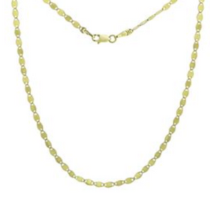 Yellow Gold Mirror Necklace